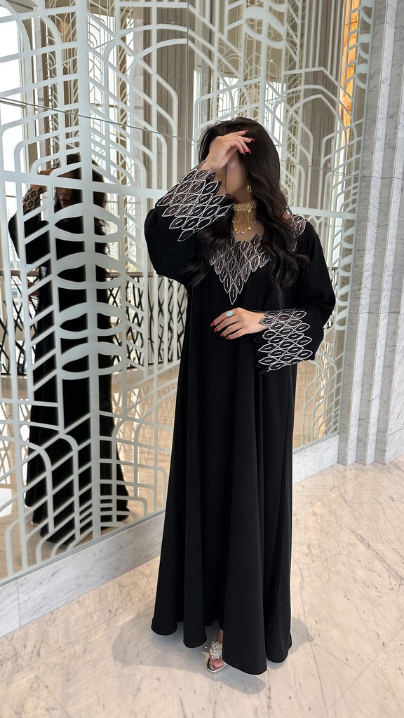 Signature abaya (Black, S)