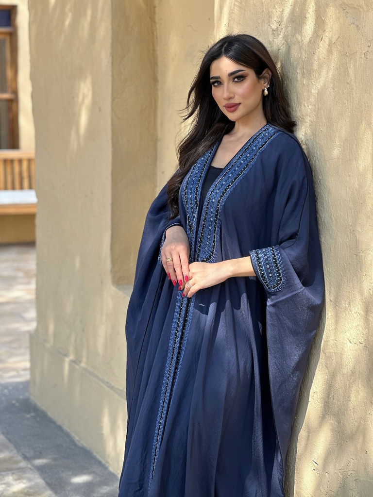 Liney abaya  (أسود)